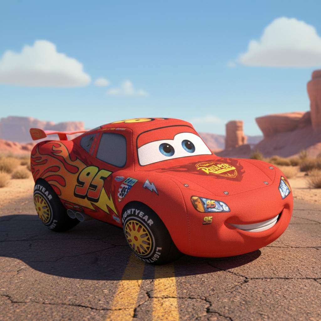 Lightning McQueen Plush Pillow